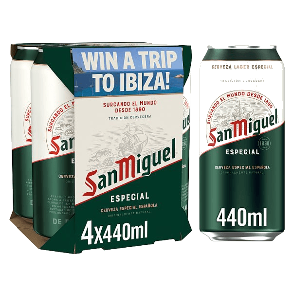 San Miguel 4 Pack PM £6.75