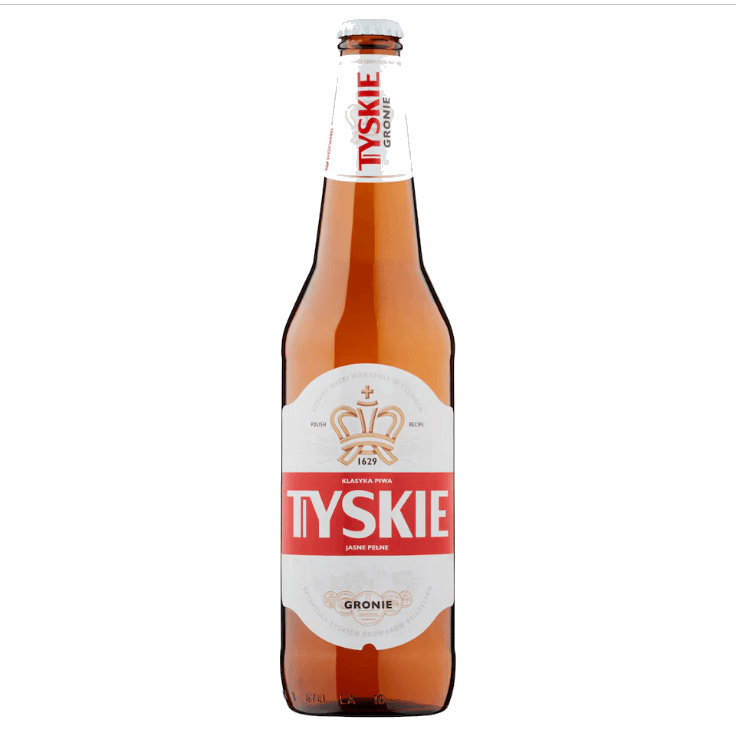 Tyskie Lager Bottle