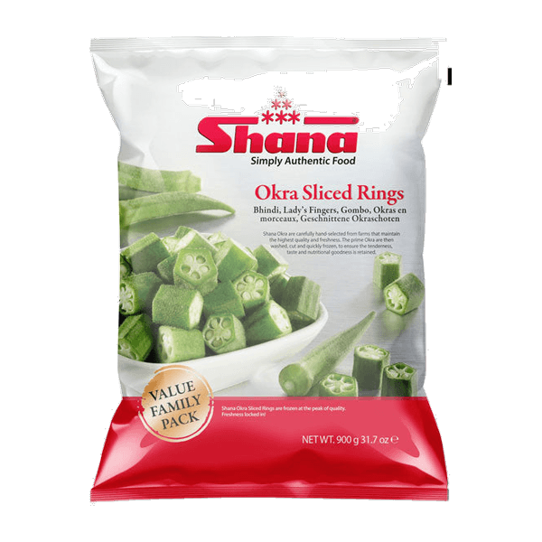Shana Okra Sliced Rings 300G