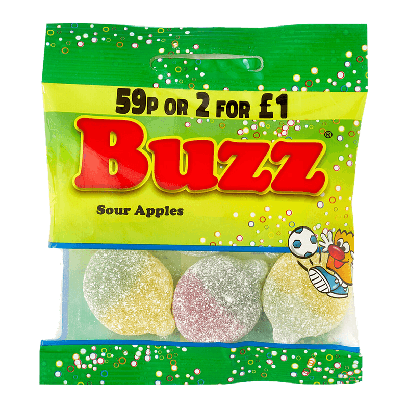 Buzz Sour Apples 138G