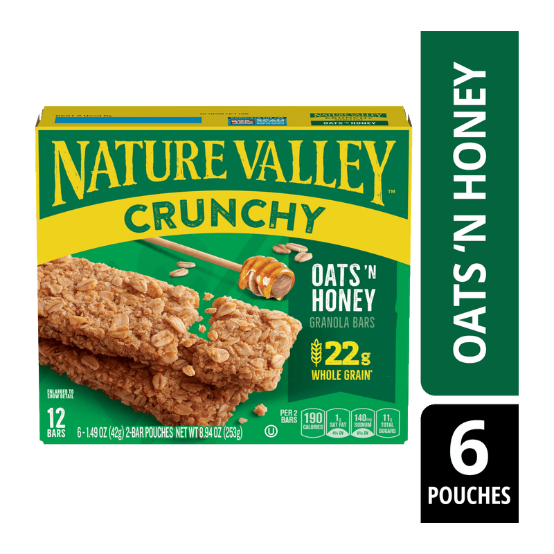 Nature Valley Oat&Hon Grn/Bar 2F1