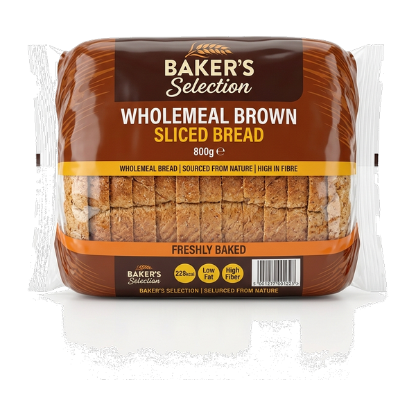 Bakers Selection Brown Sliced Bread