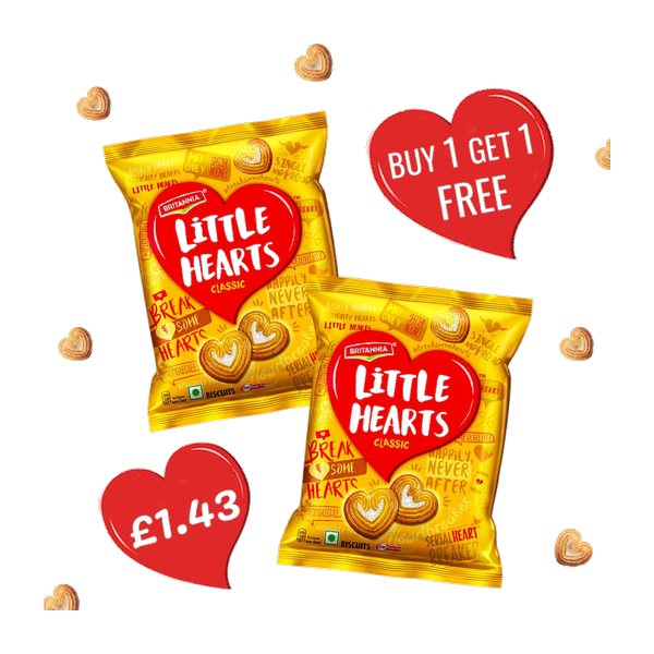 Britannia Little Hearts Biscui