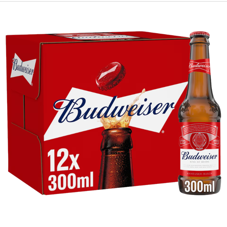 Budweiser 12 Pack Bottles