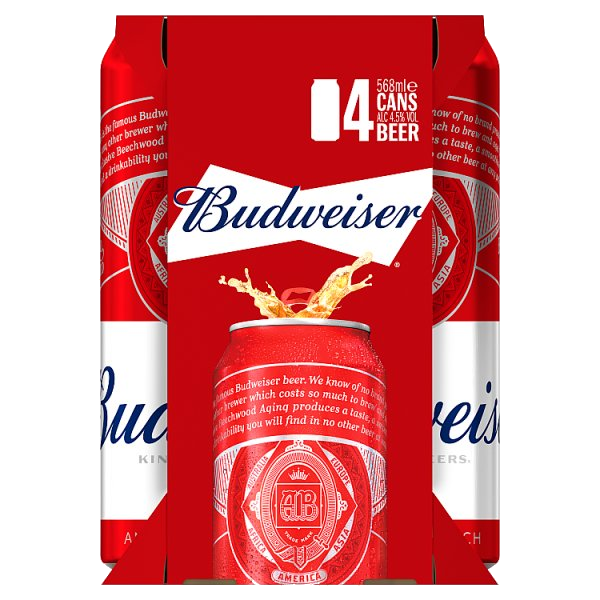 Budweiser 4 Pack