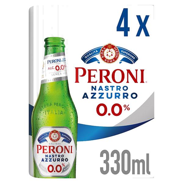 Peroni Lager 4 Pack Can