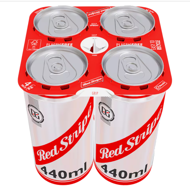 Red Stripe 4 Pack