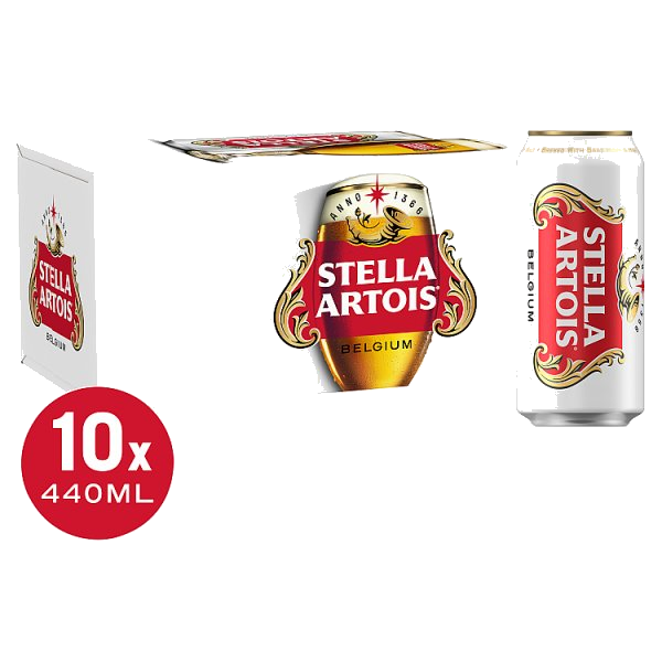 Stella Artois 10 Pack Cans