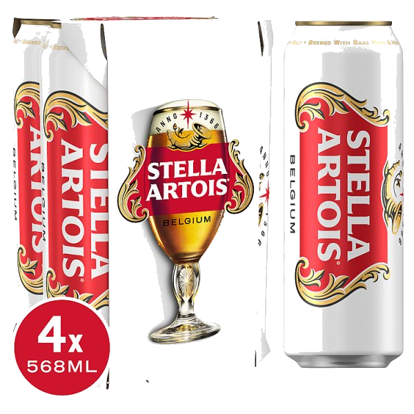 Stella Artois 4.6% Can 568Ml