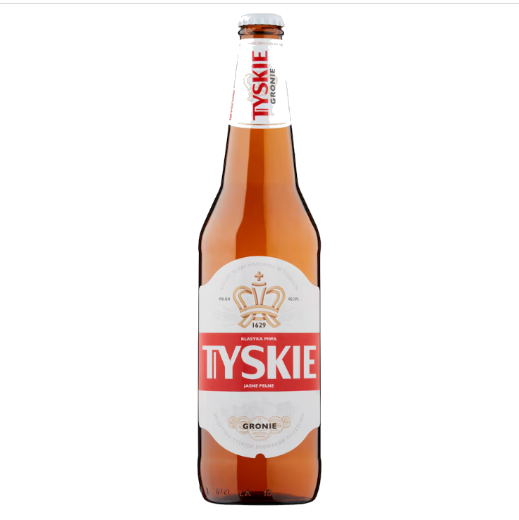 Tyskie Lager Bottle