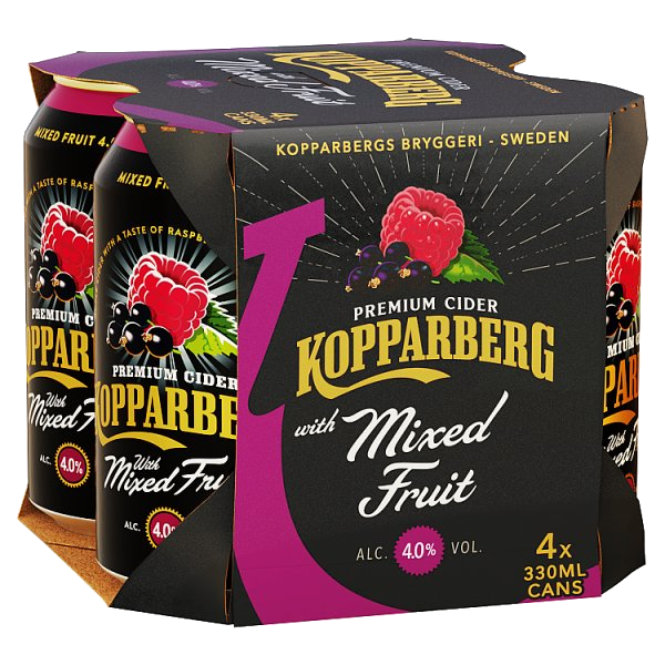 Kopparberg Mixed Fruit 4 Pack