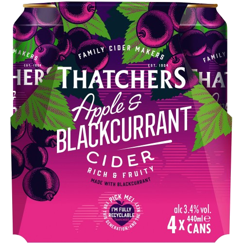 Thatchers Apple & Blackcurrant 4 Pack
