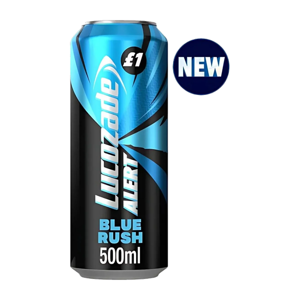 Lucozade Alert Blue Rush