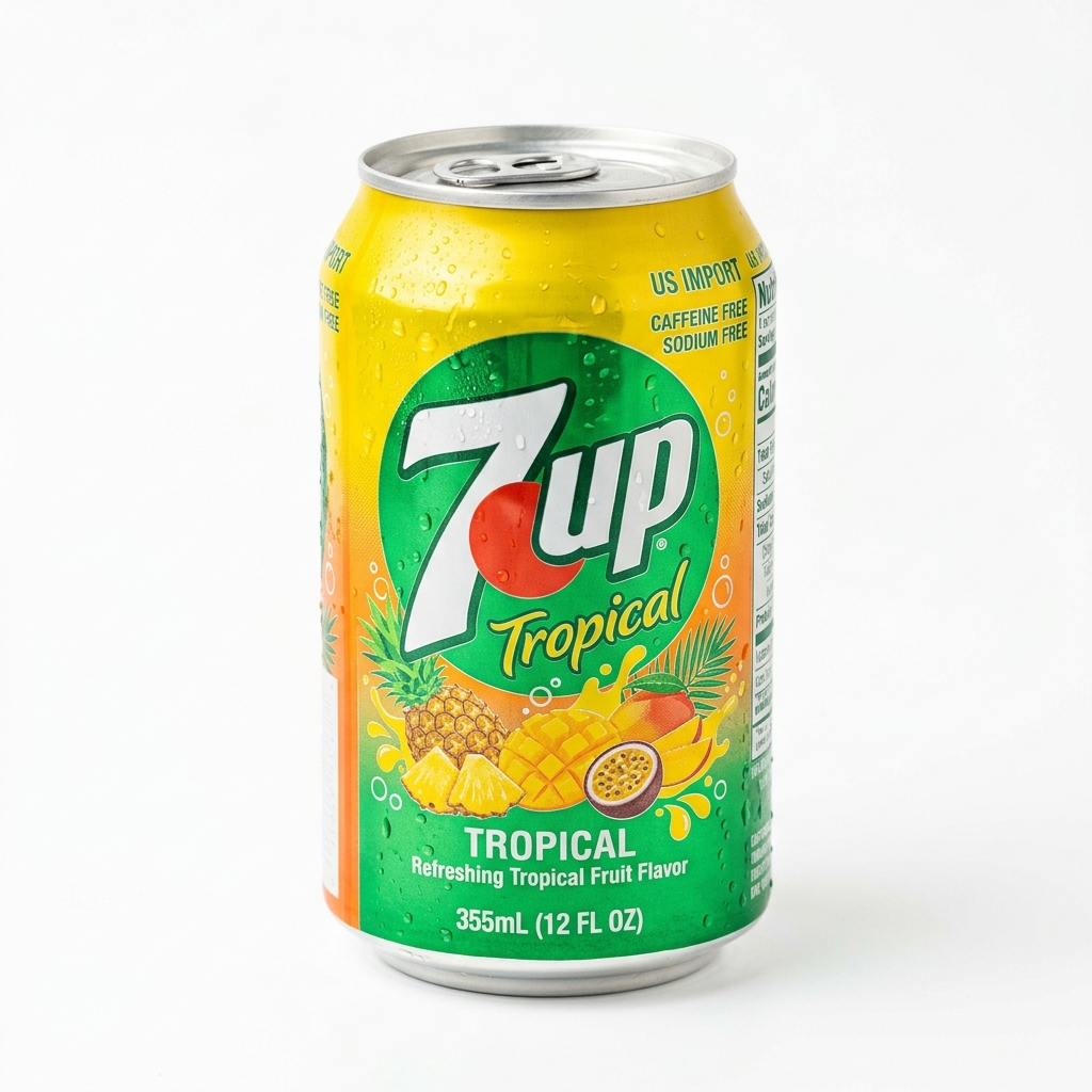 7Up Tropical Can 355Ml