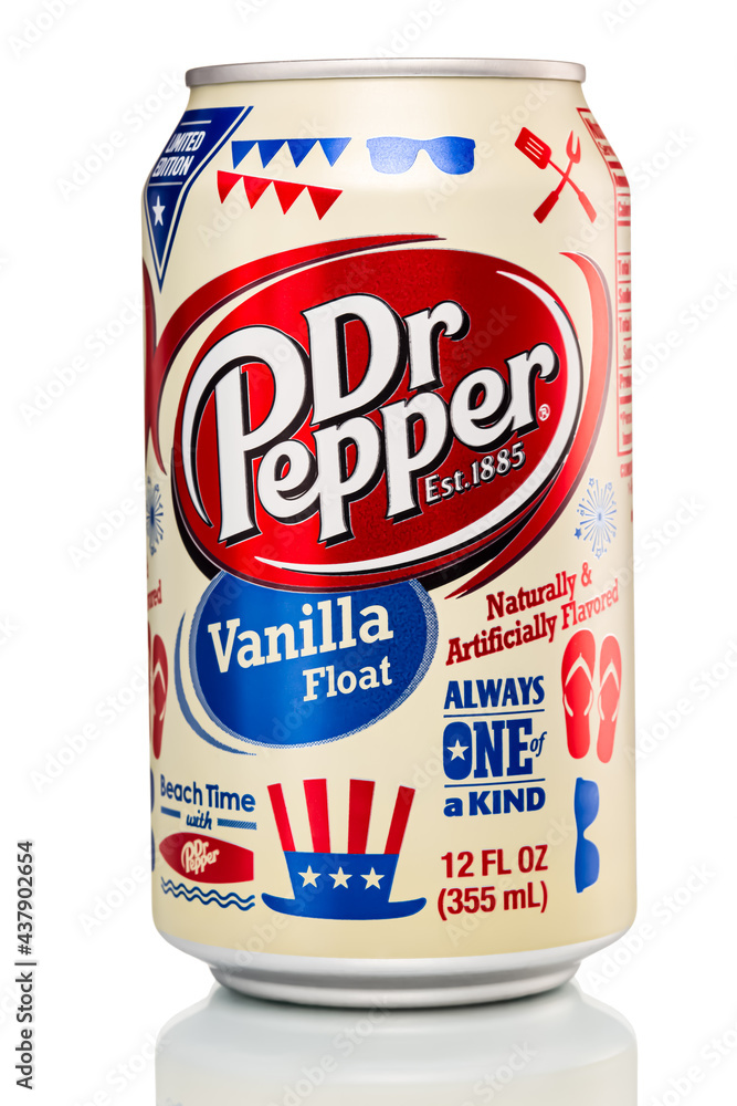 Dr Pepper Vanilla Float Can