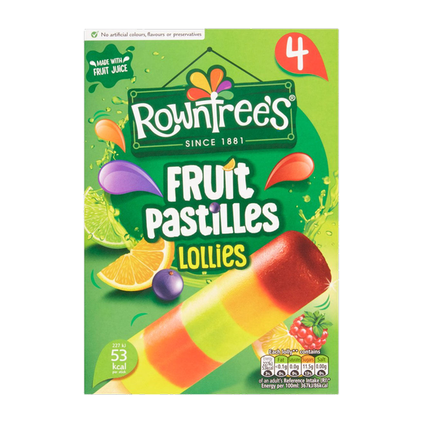 Fruit Pastilles Lollies