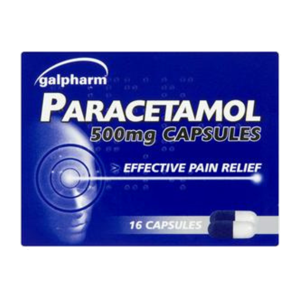 Galpharm Paracetamol 500mg Capsules