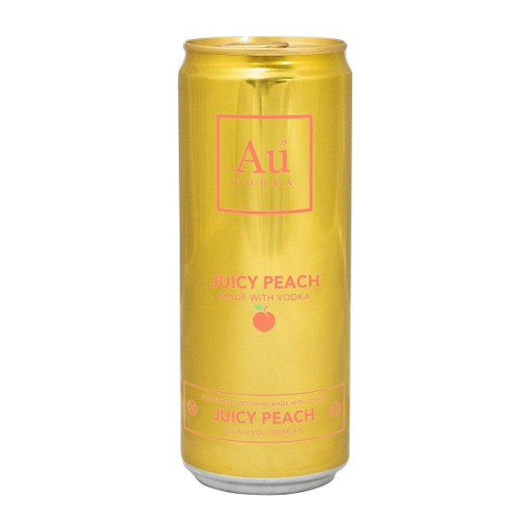 AU Vodka Juicy Peach 330Ml