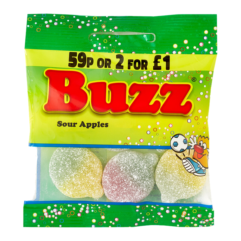 Buzz Sour Apples 138G