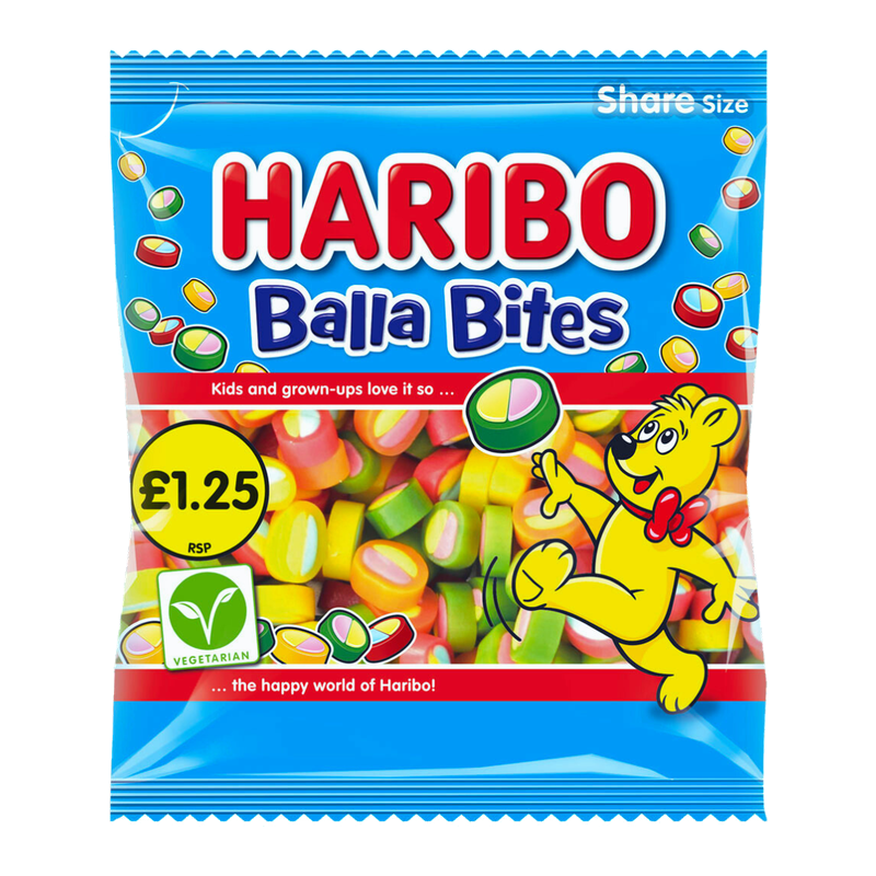 Haribo Bal Bites 1.25 10%