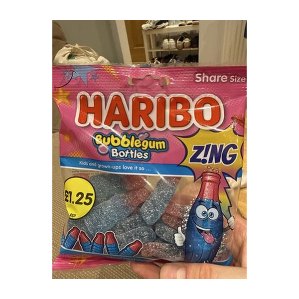 Haribo Bubblegum Bott Zing