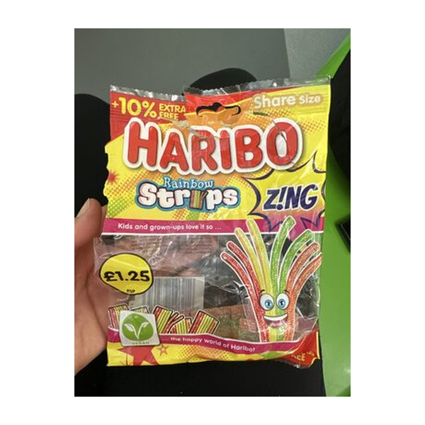 Haribo Rainbow Strips Zing