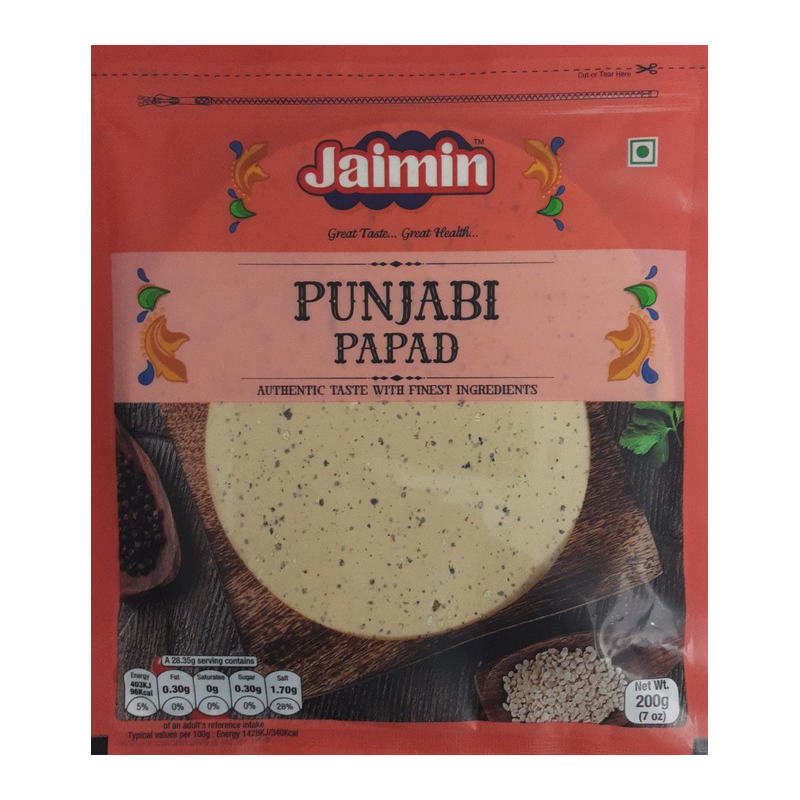Jaimin Punjabi Papad 200G