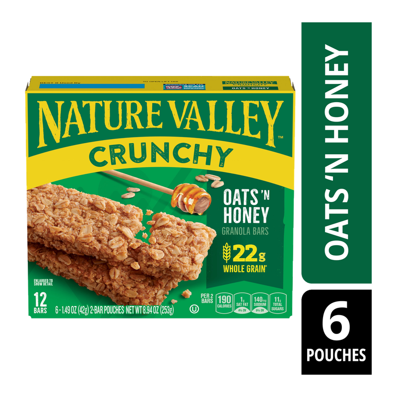 Nature Valley Oat&Hon Grn/Bar 2F1