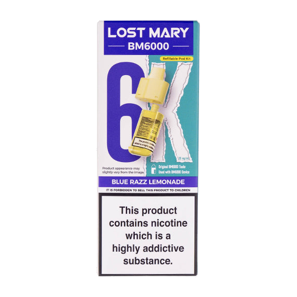 Lost Mary BM6000 Big Puff Kit Blue Sour Razz